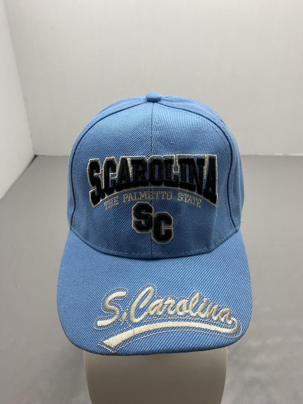 South Carolina Hat Cap Strap Back Mens One Size Blue NCAA Football College